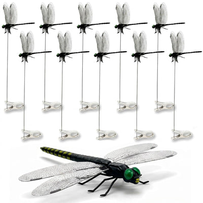 PupWing 12-pack of dragonfly bug repellent clips for dogs