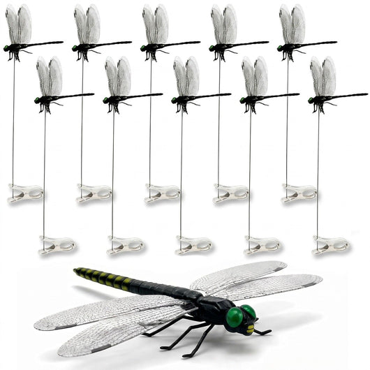 PupWing 12-pack of dragonfly bug repellent clips for dogs
